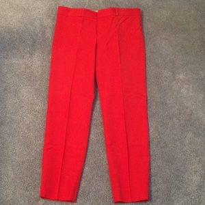 Banana Republic Red Sloan Pants